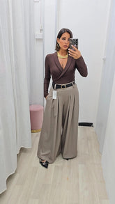 Maglia Cross Marrone